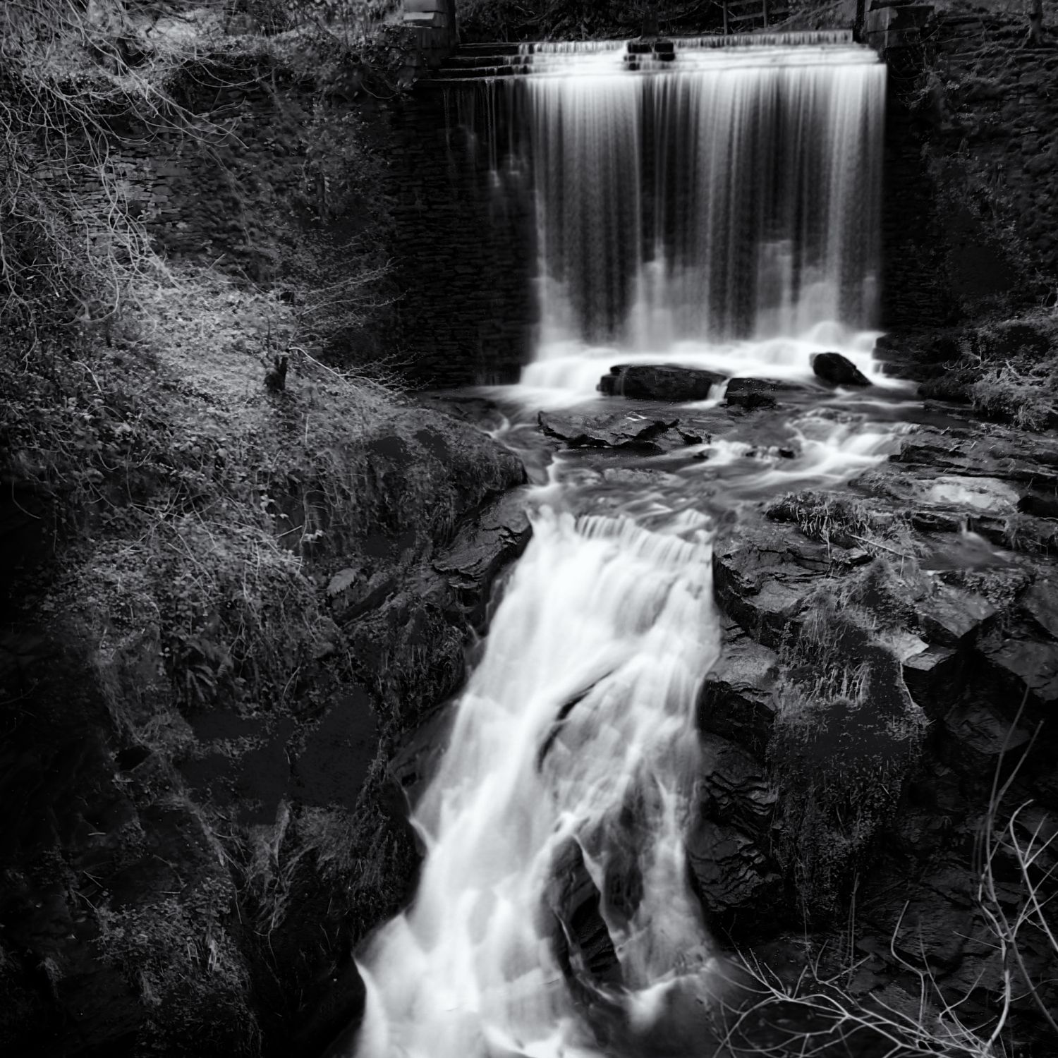 Waulkmill Waterfall, Bollington, Macclesfield