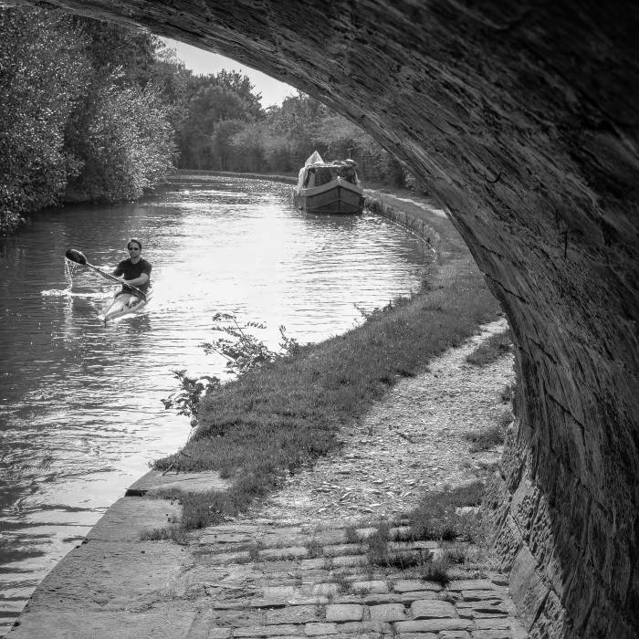 Chilling on a Sunday, Macclesfield Canal